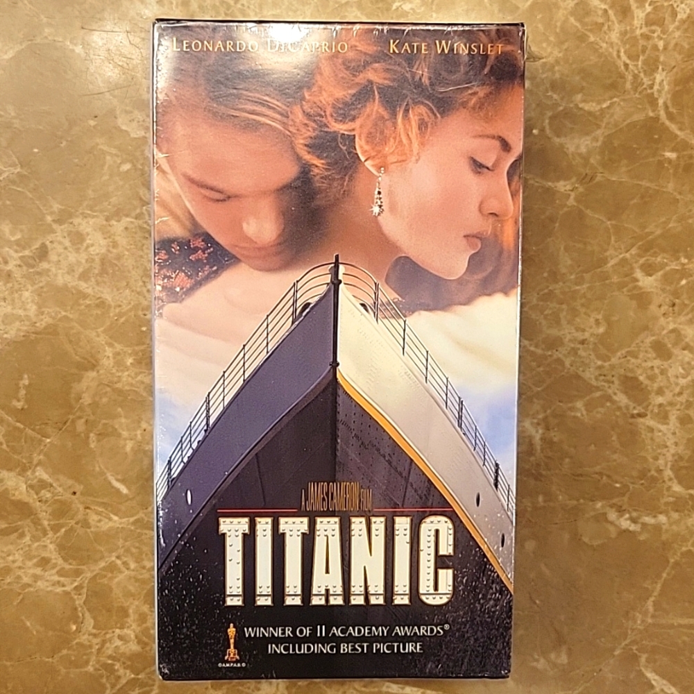 Titanic VHS Tapes, NWT